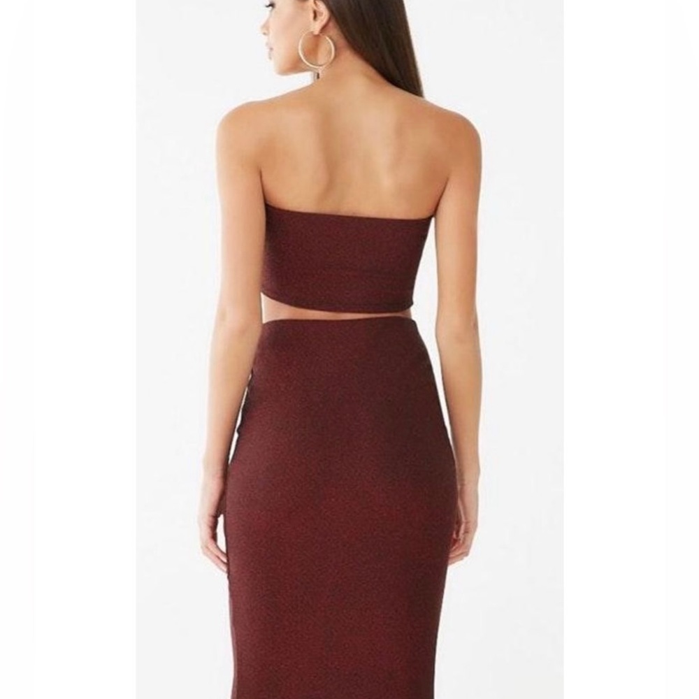 - Two Piece Glitter/Metallic Set - image 2